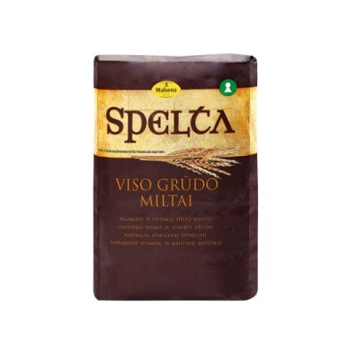 Kvietiniai miltai SPELTA pilno grūdo, Malsena, 1 kg